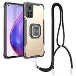 For Xiaomi Mi 10T Pro 5G / 10T 5G Aluminum Alloy + TPU Phone Case with Lanyard(Gold)