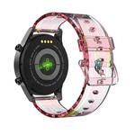 20mm Aurora Translucent Watch Band(Red)