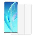 2 PCS 3D Curved Silk-screen PET Full Coverage Protective Film For Honor 60 Pro(Transparent)