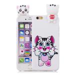 For iPhone 6 Shockproof Cartoon TPU Protective Case(Cat)