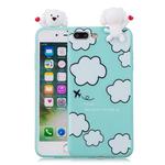 For iPhone 7 Plus / 8 Plus Shockproof Cartoon TPU Protective Case(Clouds)