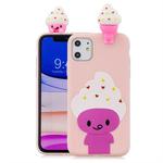 For iPhone 11 Pro Max Shockproof Cartoon TPU Protective Case(Ice Cream)