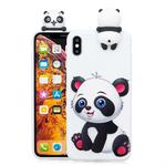 For iPhone XR Shockproof Cartoon TPU Protective Case(Panda)