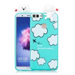 For Huawei Enjoy 7s Shockproof Cartoon TPU Protective Case(Clouds)