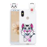 For Xiaomi Redmi 6 Pro Shockproof Cartoon TPU Protective Case(Cat)