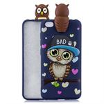 For Xiaomi Redmi Go Shockproof Cartoon TPU Protective Case(Blue Owl)