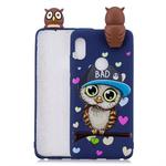 For Xiaomi Redmi Note 5 Pro Shockproof Cartoon TPU Protective Case(Blue Owl)