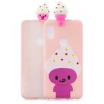 For Xiaomi Redmi Note 6 Shockproof Cartoon TPU Protective Case(Ice Cream)