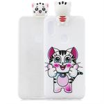 For Xiaomi Redmi Note 6 Shockproof Cartoon TPU Protective Case(Cat)