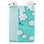 For Huawei P30 Pro Shockproof Cartoon TPU Protective Case(Clouds)