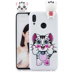 For Huawei P Smart 2019 Shockproof Cartoon TPU Protective Case(Cat)