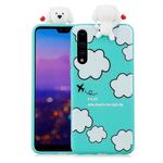 For Huawei P20 Pro Shockproof Cartoon TPU Protective Case(Clouds)