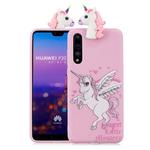 For Huawei P20 Pro Shockproof Cartoon TPU Protective Case(Unicorn)