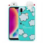 For Huawei P20 Lite Shockproof Cartoon TPU Protective Case(Clouds)