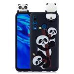 For Huawei P30 Lite Shockproof Cartoon TPU Protective Case(Three Pandas)