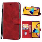 Leather Phone Case For Samsung Galaxy M30s / M21(Red)