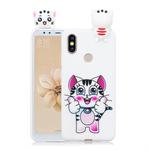 For Huawei Y6 (2019) Shockproof Cartoon TPU Protective Case(Cat)