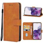 For Samsung Galaxy S20+ Leather Phone Case(Brown)