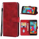 For Samsung Galaxy A2 Core / A260 Leather Phone Case(Red)
