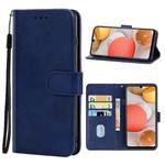 For Samsung Galaxy A42 5G / M42 Leather Phone Case(Blue)