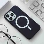 Silicone Magsafe Phone Case For iPhone 13 Pro(Dark Blue)