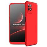 For OPPO Realme 8i GKK Three Stage Splicing Full Coverage PC Phone Case(Red)
