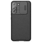 For Samsung Galaxy S22+ 5G NILLKIN Black Mirror Pro Series Camshield Phone Case(Black)