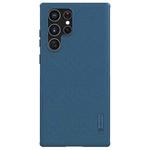 For Samsung Galaxy S22 Ultra 5G NILLKIN Super Frosted Shield Pro PC + TPU Phone Case(Blue)