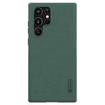 For Samsung Galaxy S22 Ultra 5G NILLKIN Super Frosted Shield Pro PC + TPU Phone Case(Green)