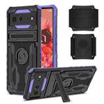 For Google Pixel 6 Armor Wristband Phone Case(Purple)
