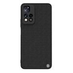 For Xiaomi Redmi Note 11 Pro China / 11 Pro+ Global / Mi 11i / Mi 11i 5G NILLKIN 3D Textured Nylon Fiber TPU Phone Case(Black)