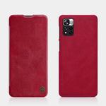 For Xiaomi Redmi Note 11 Pro China / 11 Pro+ Global / Mi 11i / 11i  5G NILLKIN QIN Series Crazy Horse Texture Leather Case(Red)