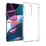 For Motorola Moto Edge X30 Shockproof Non-slip Thickening TPU Phone Case(Transparent)