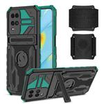 For OPPO A54 Armor Wristband Phone Case(Dark Green)