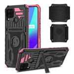 For OPPO Realme C15 Armor Wristband Phone Case(Pink)