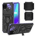 For OPPO Realme C15 Armor Wristband Phone Case(Purple)