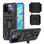 For OPPO Realme C17 Armor Wristband Phone Case(Purple)