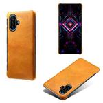 For Xiaomi Redmi K40 Gaming Calf Texture PC + PU Phone Case(Orange)