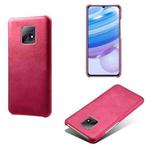 For Xiaomi Redmi 10X 5G / 10X Pro 5G Calf Texture PC + PU Phone Case(Rose Red)