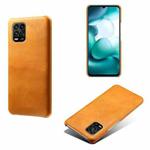 For Xiaomi Mi 10 Lite 5G / Mi 10 Youth 5G Calf Texture PC + PU Phone Case(Orange)