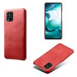 For Xiaomi Mi 10 Lite 5G / Mi 10 Youth 5G Calf Texture PC + PU Phone Case(Red)