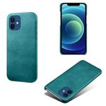 For iPhone 12 / 12 Pro Calf Texture PC + PU Phone Case(Green)