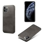 Calf Texture PC + PU Phone Case For iPhone 11 Pro Max(Black)