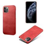 Calf Texture PC + PU Phone Case For iPhone 11 Pro Max(Red)