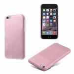 Calf Texture PC + PU Phone Case For iPhone 6 Plus & 6s Plus(Pink)