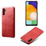 Calf Texture  PC + PU Phone Case For Samsung Galaxy A13 5G(Red)