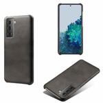 Calf Texture  PC + PU Phone Case For Samsung Galaxy S30(Black)