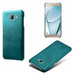 Calf Texture  PC + PU Phone Case For Samsung Galaxy A9 Pro(Green)