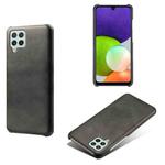 Calf Texture  PC + PU Phone Case For Samsung Galaxy A22 4G(EU)(Black)