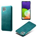 Calf Texture  PC + PU Phone Case For Samsung Galaxy A22 4G(EU)(Green)